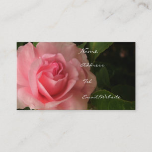 Carte De Visite Rose attrayant