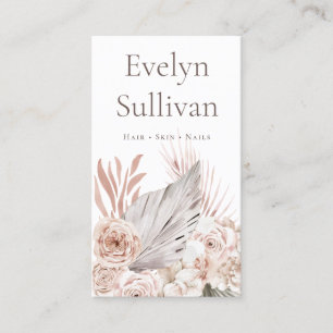 Carte de visite Rose Boho