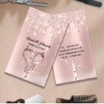 Carte De Visite Rose de la liste de cheveux DripGlitter Coiffeur c<br><div class="desc">Dans le bazar animé de carte de visite, où chaque design est une danse, et chaque teinte est une harmonie, une carte émerge qui vous fait s'exclamer : "Est-ce une cascade chatoyante ou juste des gouttes de cheveux tape-à-l'oeil ?" Démêlons le "Hair Stylist Rose Drips Parties scintillant Effet Coiffeur Rose...</div>