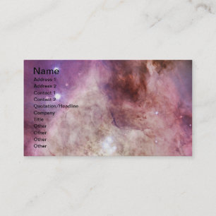 Carte De Visite Rose de nébuleuse d'Orion