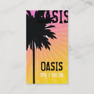 CARTE DE VISITE ROSE DE PALMIER DE 311 OASIS AUSSI