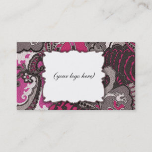 CARTE DE VISITE ROSE DE ROCKIN PAISLEY