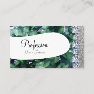 Carte De Visite Rose Gold Chic Pailleté Or Artiste Or Rose Entrepr