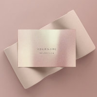 Rose Gold Pearly Abstract Minimal Silk Metallic