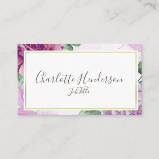 Carte de visite Rose Lavender