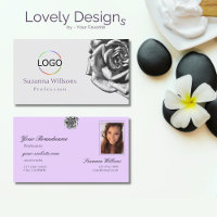 Rose mignon Gray Lilac avec logo photo