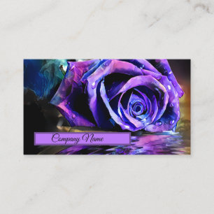 Carte De Visite Rose pourpre