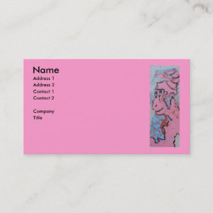 CARTE DE VISITE ROSE REINE