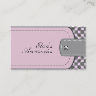 Carte De Visite Rose rose pâle look et motif personnalisé