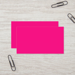 Carte de visite rose vif