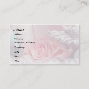 Carte De Visite Roses romantiques