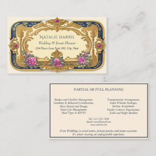 Carte De Visite Roses roses roses roses roses wedding planners