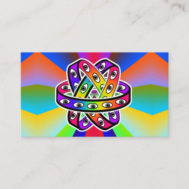 Carte De Visite Roue d'Ezekiel (ajouter des mots) (Devant)