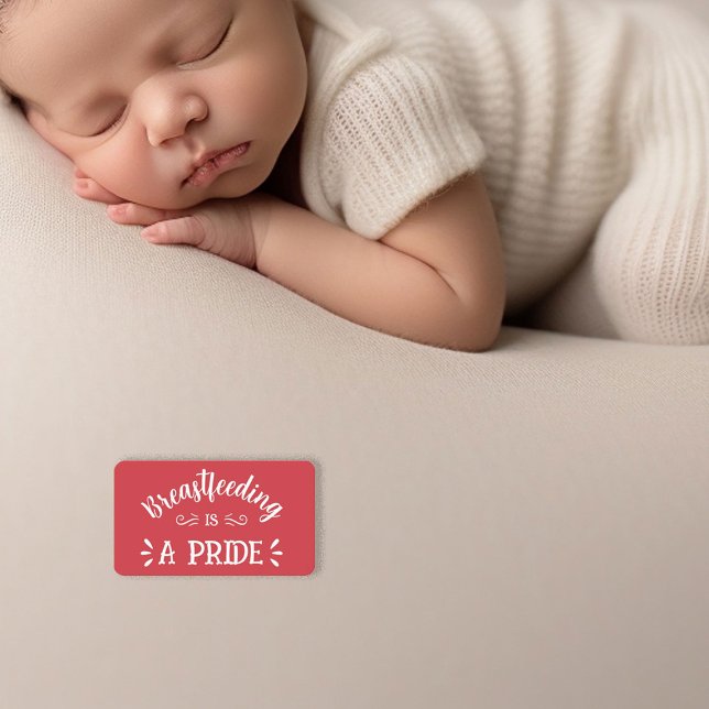 Carte de visite rouge allaitant (Créateur téléchargé)