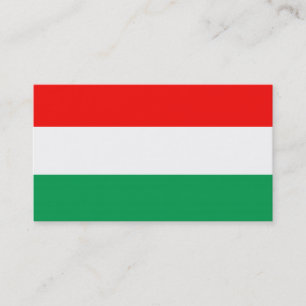 CARTE DE VISITE rouge, blanc et vert ajustable