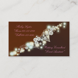 Carte De Visite rouge de luciole