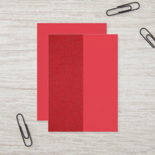 Carte de visite rouge tomate fractionné - personna