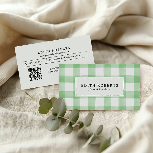 Carte De Visite Rouge vert aquarelle violet rouge rouge Buffalo pl (Créateur téléchargé)