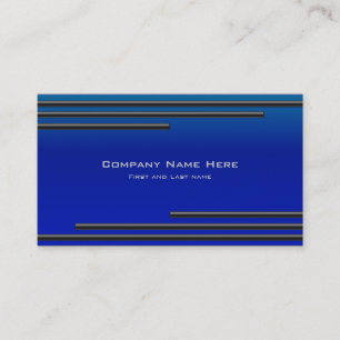 Carte de visite Royal Blue moderne