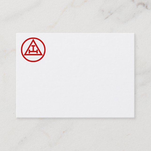 Carte de visite royal de voûte (Devant)