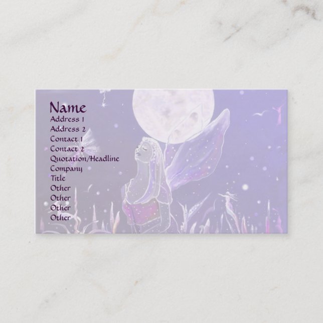 Carte De Visite Royaume élémentaire (Devant)