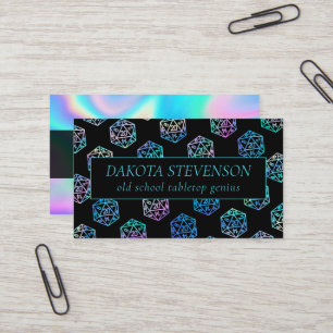 Carte De Visite RPG   Holo Tabletop PnP Role Player