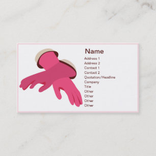 Carte De Visite Rubbergloves - affaires