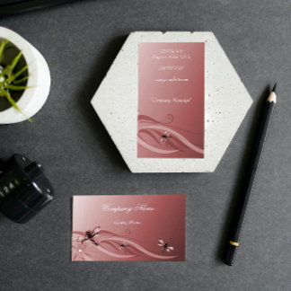 Carte de visite Ruby Dragonflies
