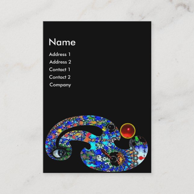 Carte De Visite RUBY EPHÉMERAL / Beauté, Salon, Spa, Maquillage (Devant)