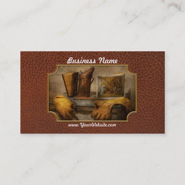 Carte De Visite Rucher - l'apiculteur (Devant)