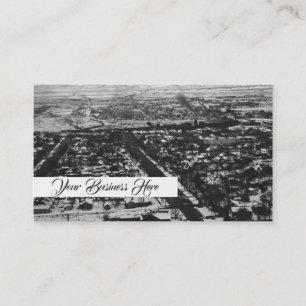 Carte De Visite Rue pittoresque Vue Vintage Voyage en ville