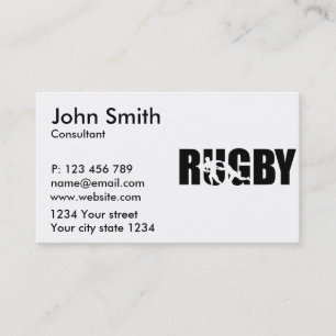 Carte De Visite Rugby