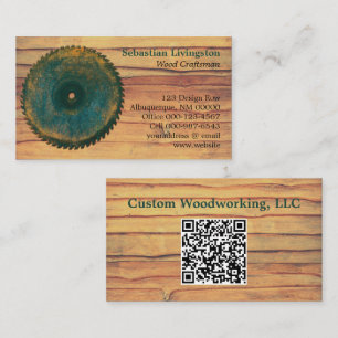 Carte De Visite Russe Circulaire Vêtements de travail du bois de s