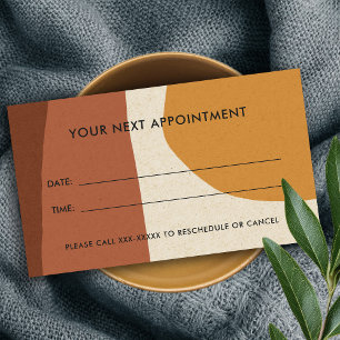 CARTE DE VISITE RUST JAUNE MODERNE KRAFT NOMINATION ART ABSTRAITE