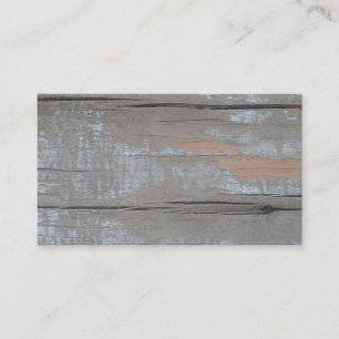 Carte De Visite rustic planks