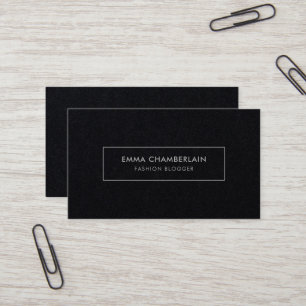 Carte de visite rustique minimaliste moderne éléga