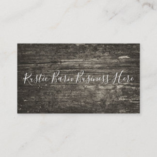 Carte De Visite Rustique Patiné & Distressed Barne Bois