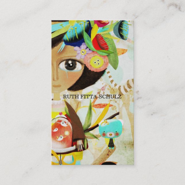 CARTE DE VISITE RUTH FITTA SCHULZ (Devant)