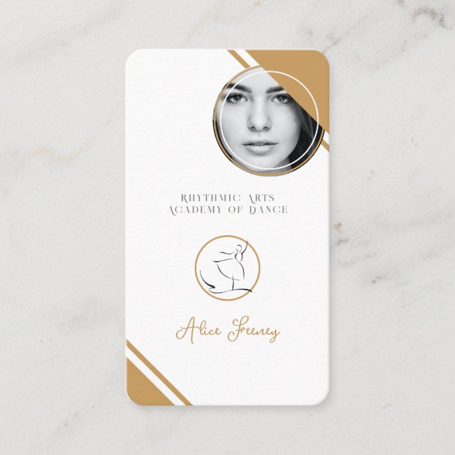 Carte De Visite rythmique | Danse (Devant)