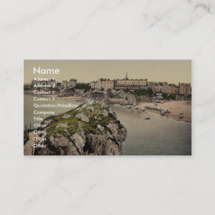 Carte De Visite Sables du sud, Tenby, Pays de Galles Photochrom