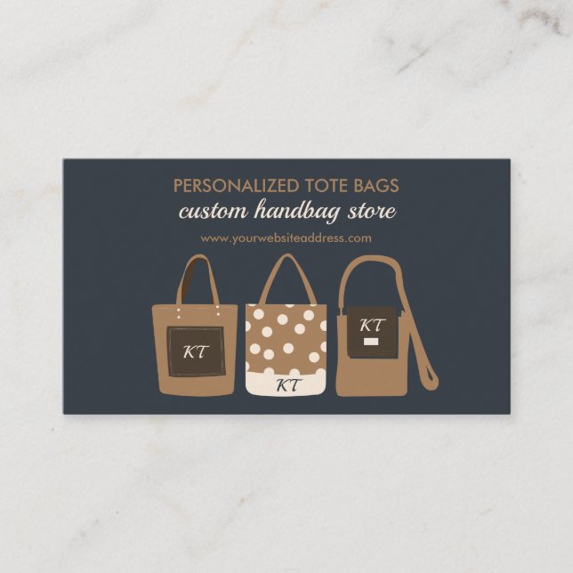 Carte De Visite Sac à main fourre-tout (Devant)