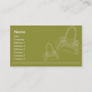 Carte De Visite Sac - affaires