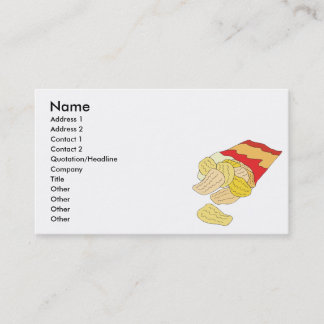 Carte De Visite sac de chips