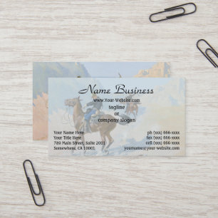 Carte De Visite Sacrifice militaire Frederic Remington (L'embuscad