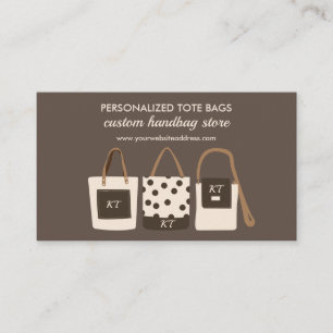 Carte De Visite Sacs Accessoires de Mode de Créateur Marron