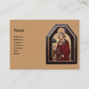 CARTE DE VISITE SAINT GALGANO / LÉGENDE DE L'ÉPÉE DANS LE ROCHER