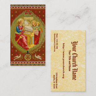 Carte De Visite Sainte Cécile de Rome (SNV 36, Style 2)