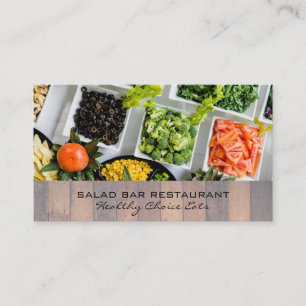 Carte De Visite Salade Bar   Culinaire