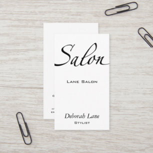 Carte De Visite Salon