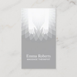 Carte De Visite Salon curatif de SPA de thérapie de massage